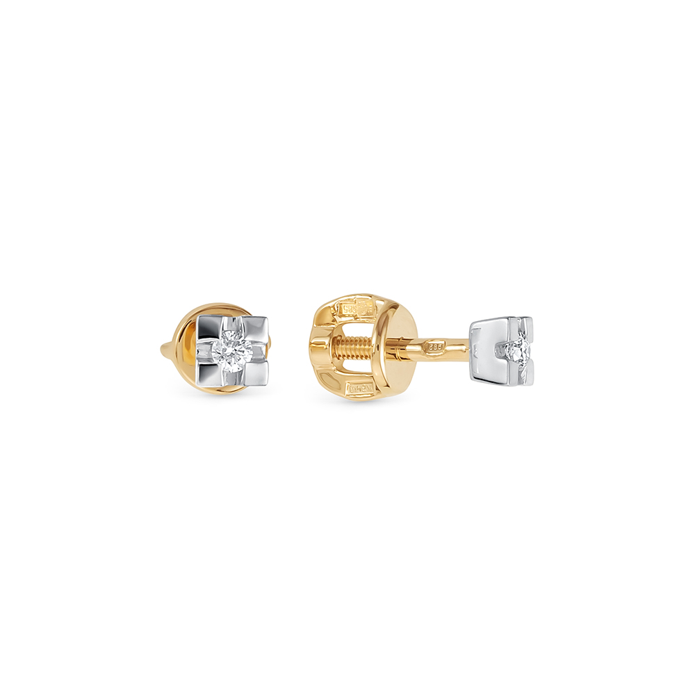 Серьги пусеты 432-6100