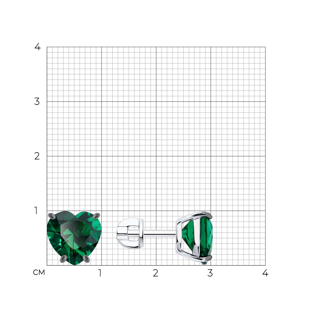 Серьги пусеты 94026829