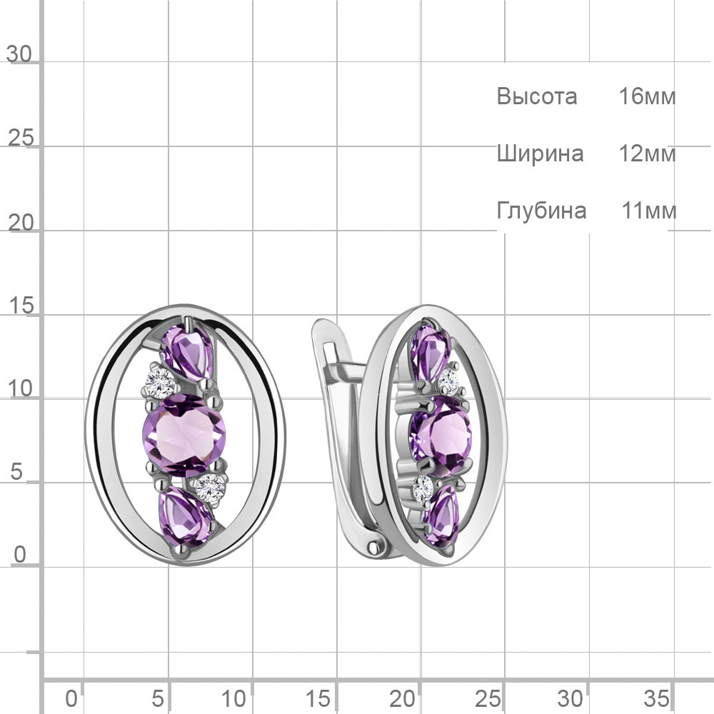 Серьги 4324804А.5