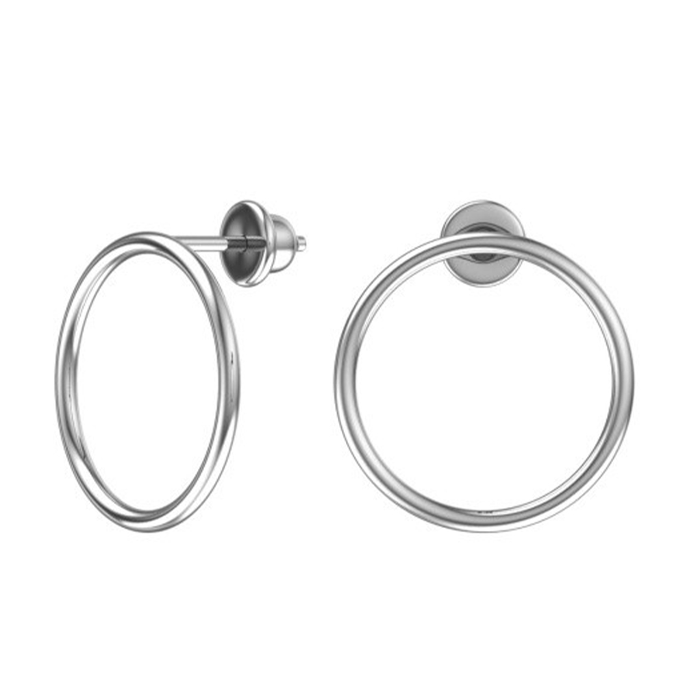 Серьги пусеты 6001436-00245