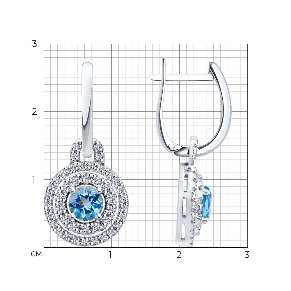 Серьги 728980-3