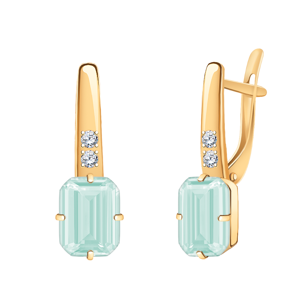 Серьги 90018с-АкС