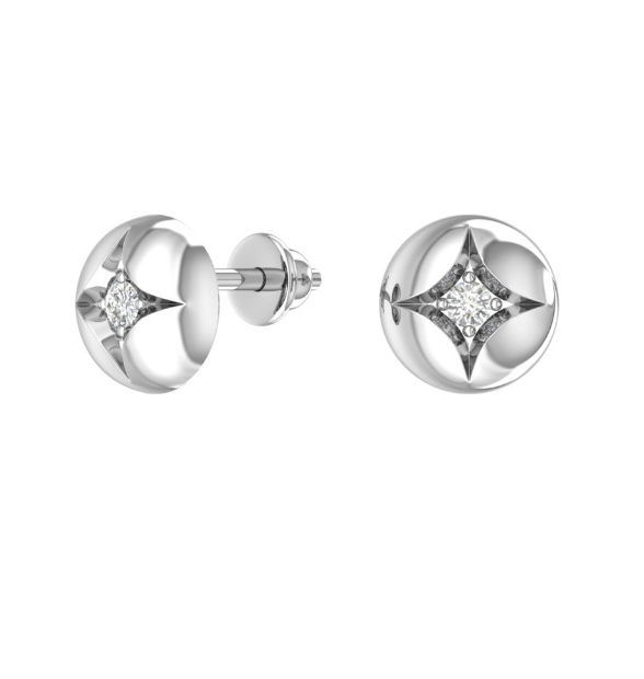 Серьги пусеты 6001569-00775