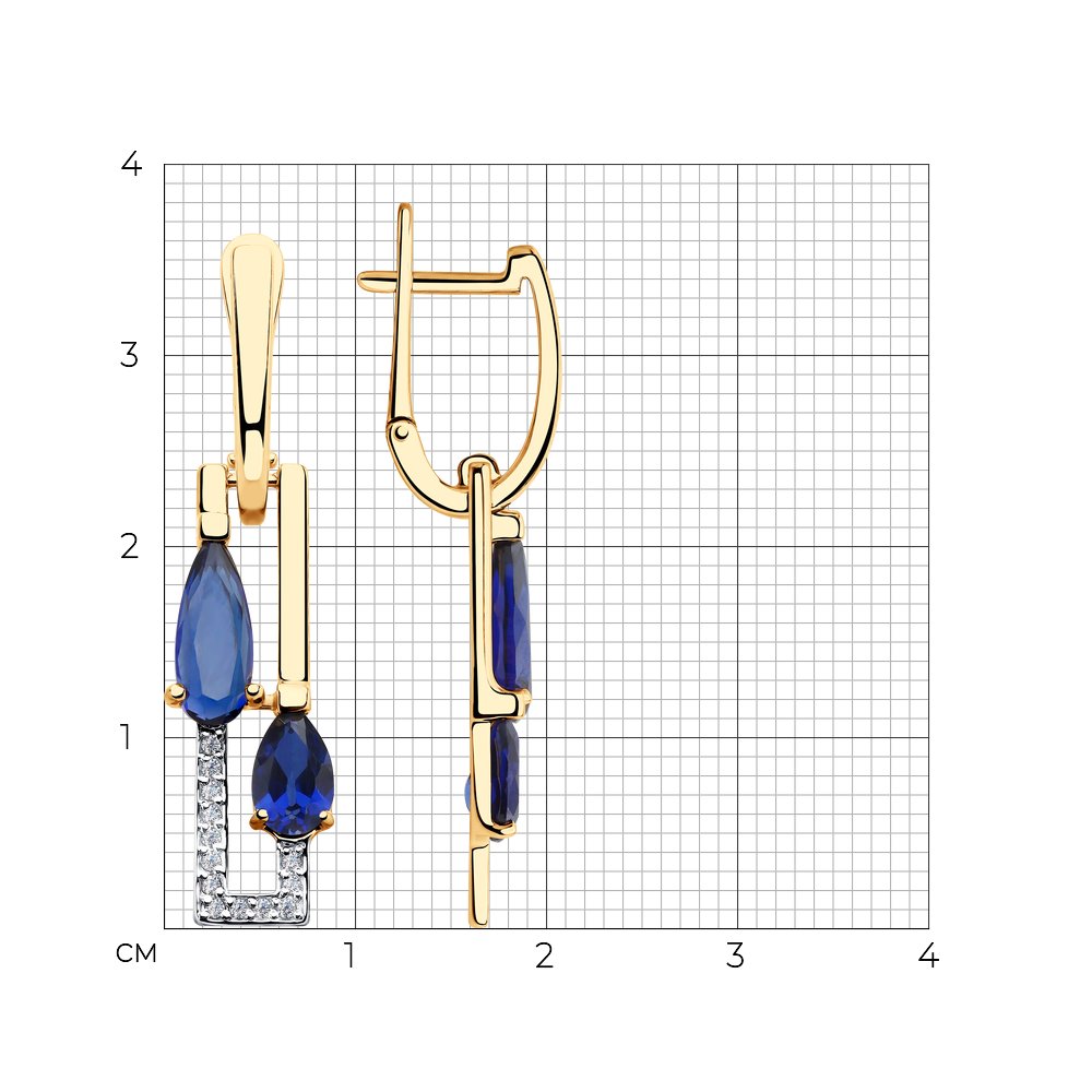 Серьги 725801